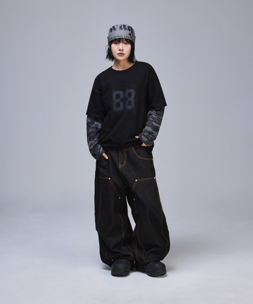 SCALLYWAG（スカリーワグ）の「88 クロップレイヤードロングスリーブ[カモ]（Tシャツ/カットソー・レディース・その他・MEDIUM/LARGE）」の8枚目の写真