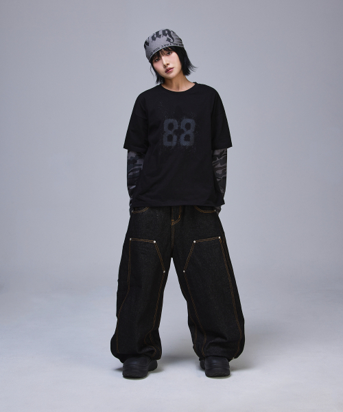 SCALLYWAG（スカリーワグ）の「88 クロップレイヤードロングスリーブ[カモ]（Tシャツ/カットソー・レディース・その他・MEDIUM/LARGE）」の9枚目の写真