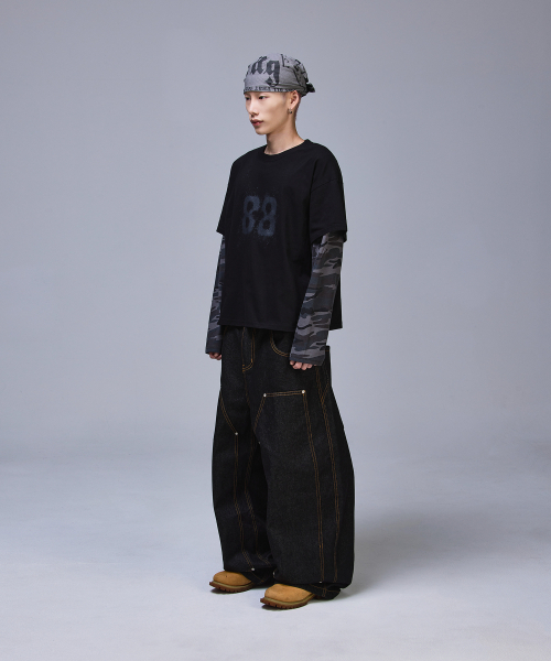SCALLYWAG（スカリーワグ）の「88 クロップレイヤードロングスリーブ[カモ]（Tシャツ/カットソー・レディース・その他・MEDIUM/LARGE）」の12枚目の写真