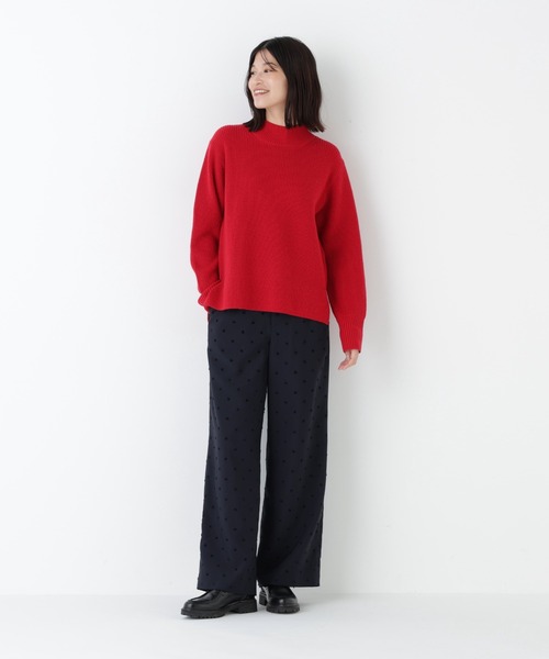 human woman（ヒューマンウーマン）の「◆【ウォッシャブル/ウォーム素材】裏起毛ワイドパンツ（その他パンツ・レディース・グレー/グレー系その他・MEDIUM/SMALL）」の19枚目の写真