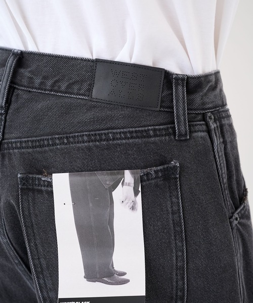 WESTOVERALLS（ウエストオーバーオールズ）の「【WESTOVERALLS】5PWIDE PANTS（デニムパンツ・メンズ・ブラック・28/30/32）」の6枚目の写真