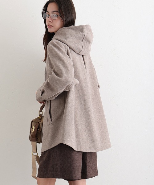ElegChic(エレグシック)の「フェイクウール ジャケット (モッズコート・レディース・ブラック/アイボリー/グレー/モカ・M/L)」の19枚目の写真