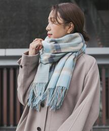 URBAN RESEARCH DOORS | ウールチェックストール(ストール/ショール)