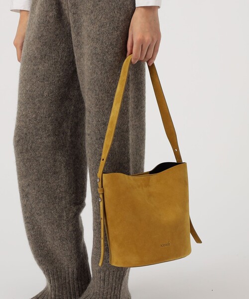 TOMORROWLAND （トゥモローランド）の「■■■KONE LITTLE LEO スエードバケットバッグ（ショルダーバッグ・レディース・グリーン・FREE）」の9枚目の写真