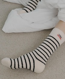 I HATE MONDAY（アイヘイトマンデー）の「「I HATE MONDAY / アイヘイトマンデー」コージー ストライプ ソックス（ソックス/靴下）」