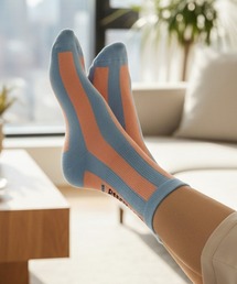 Fun & Daily（ファンアンドデイリー）の「F&D : ワイドストライプソックス（ソックス/靴下）」