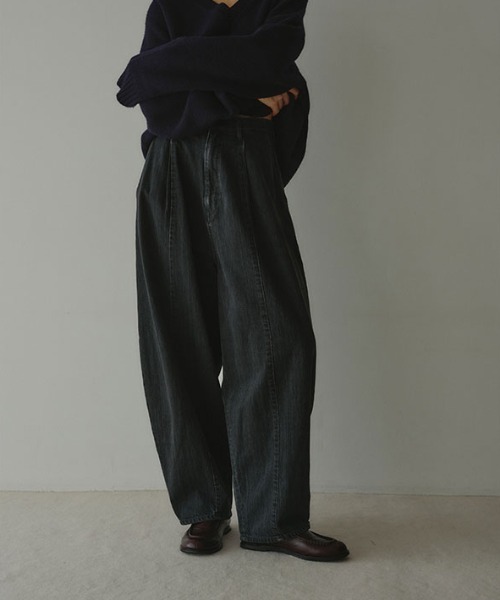 ETRE TOKYO 25AW カーヴィータックデニムパンツ ブラック M カーヴィータックデニムパンツ（デニムパンツ）｜ETRE TOKYO（エトレ