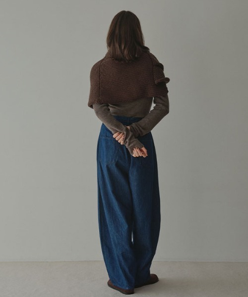 ETRE TOKYO（エトレトウキョウ）の「カーヴィータックデニムパンツ（デニムパンツ・レディース・ブルー/ブラック・S/M）」の6枚目の写真