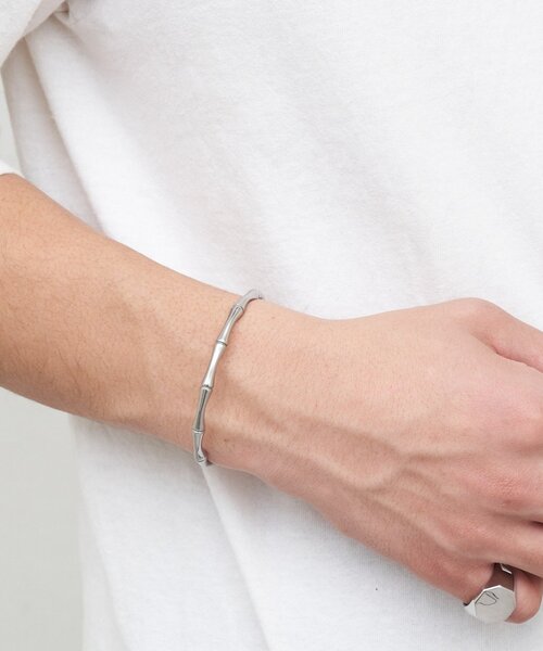 CIAOPANIC（チャオパニック）の「アソートシルバーブレスレット（ブレスレット・メンズ・グレー/チャコールグレー/シルバー/ダークグレー・FREE）」の3枚目の写真