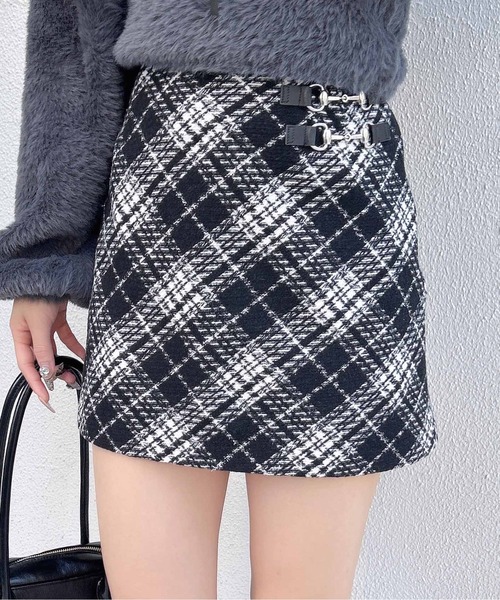 INGNI（イング）の「ビット付アソート柄タイトミニスカパン（スカート・レディース・ホワイト系その他2/ブラック系その他6/その他11・FREE）」の16枚目の写真