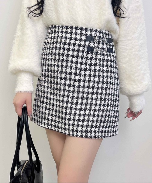 INGNI（イング）の「ビット付アソート柄タイトミニスカパン（スカート・レディース・ホワイト系その他2/ブラック系その他6/その他11・FREE）」の9枚目の写真