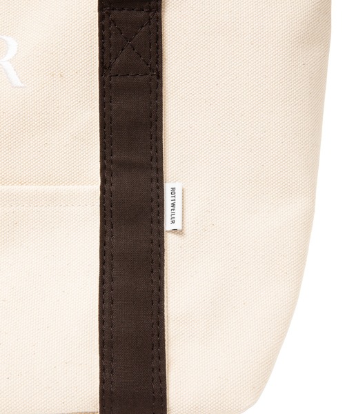 ROTTWEILER（ロットワイラー）の「R9 MIDIUM TOTE BAG（トートバッグ・メンズ・アイボリー/ネイビー・ONE SIZE）」の7枚目の写真