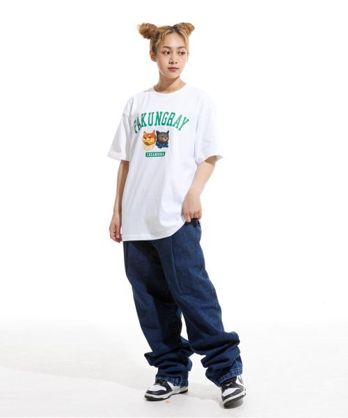 CREAM SODA LAB(クリームソーダラボ)の「ピエンジロゴ半袖Tシャツホワイト(Tシャツ/カットソー・レディース・その他・LARGE/MEDIUM/X-LARGE/XX-LARGE)」の5枚目の写真