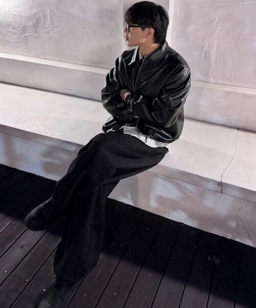 DRAW FIT（ドローフィット）の「ペーパーコットンオーバーサイズシャツ[L.GREY]（シャツ/ブラウス・メンズ・その他・LARGE/MEDIUM/X-LARGE）」の4枚目の写真