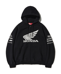 HONDA MOTORCYCLE（ホンダモーターサイクル）の「Honda Racing Logo Hoodie Zip-up_Black（パーカー）」