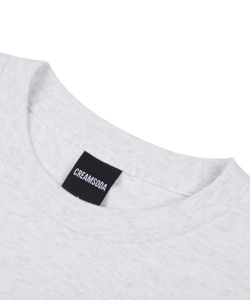 CREAM SODA LAB（クリームソーダラボ）の「シーアルエスディーエル バルーンロゴグラフィック 半袖Tシャツ ライトグレー グリーン（Tシャツ/カットソー・レディース・その他・LARGE/MEDIUM/X-LARGE/XX-LARGE）」の2枚目の写真