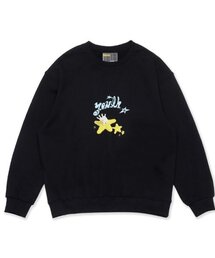 STAR RABBIT SWEAT SHIRT_BLACK