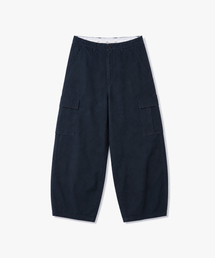コットンウォッシュドバルーンカーゴパンツネイビー COOSPT244NAVY