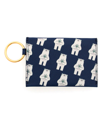 Chubasco（チュバスコ）の「CHN003 ウィズベア カード財布 ネイビー（札入れ/マネークリップ）」