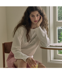 LOOP&LOOP（ループアンドループ）の「ノスタルジア コットン 長袖Tシャツ_アイボリー（Tシャツ/カットソー）」