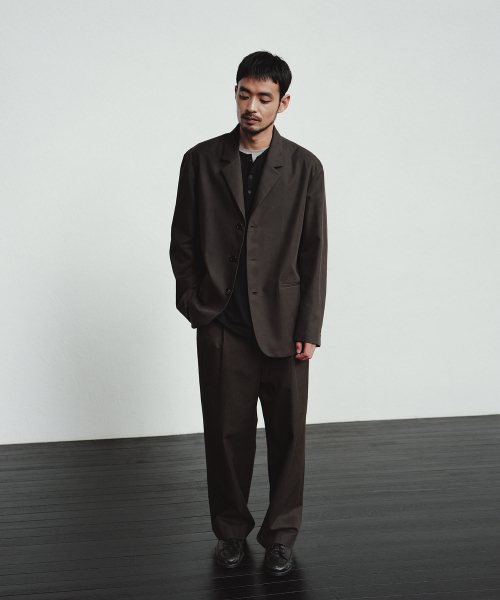 BLANKROOM(ブランクルーム)の「マティジャケット_BLACK CHOCOLATE(テーラードジャケット・メンズ・その他・1/2/3)」の2枚目の写真
