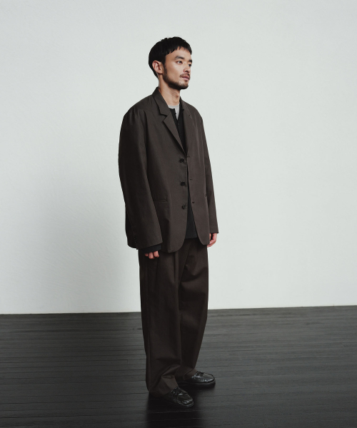 BLANKROOM(ブランクルーム)の「マティジャケット_BLACK CHOCOLATE(テーラードジャケット・メンズ・その他・1/2/3)」の3枚目の写真