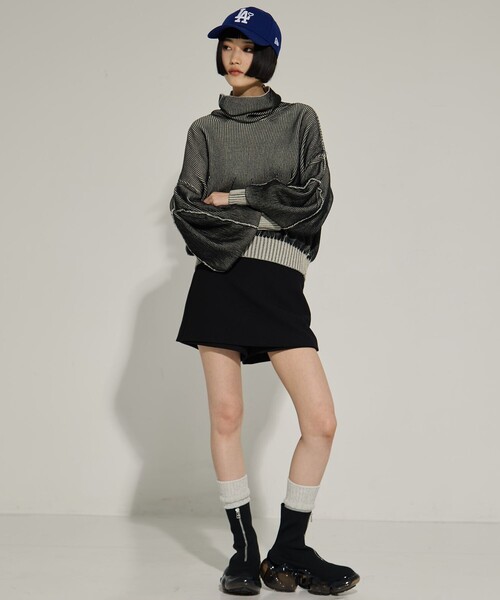 AKANE UTSUNOMIYA アカネウツノミヤ ニット・セーター レディース 【古着】【中古】 AKANE UTSUNOMIYA/アカネウツノミヤ】《STUDIOUS別注》Dual face knit