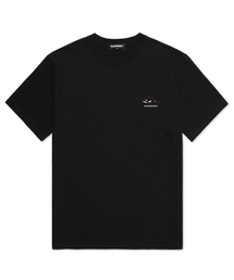 ホエール オーバーサイズ 半袖Tシャツ (VS0040) ブラック