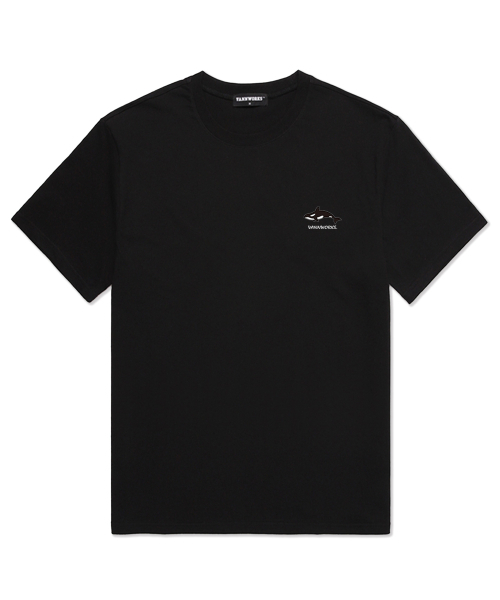 VANNWORKS(バンワークス)の「ホエール オーバーサイズ 半袖Tシャツ (VS0040) ブラック(Tシャツ/カットソー・レディース・その他・LARGE/MEDIUM/SMALL/X-LARGE/XX-LARGE)」の1枚目の写真