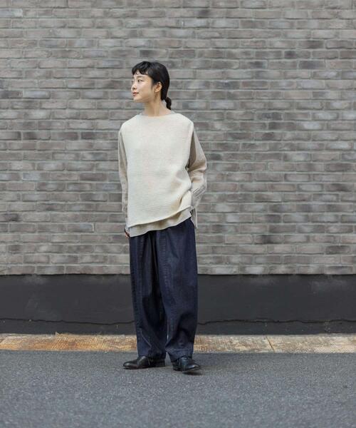 かぐれ（カグレ）の「デニムボリュームパンツ（デニムパンツ・レディース・インディゴブルー・FREE）」の6枚目の写真