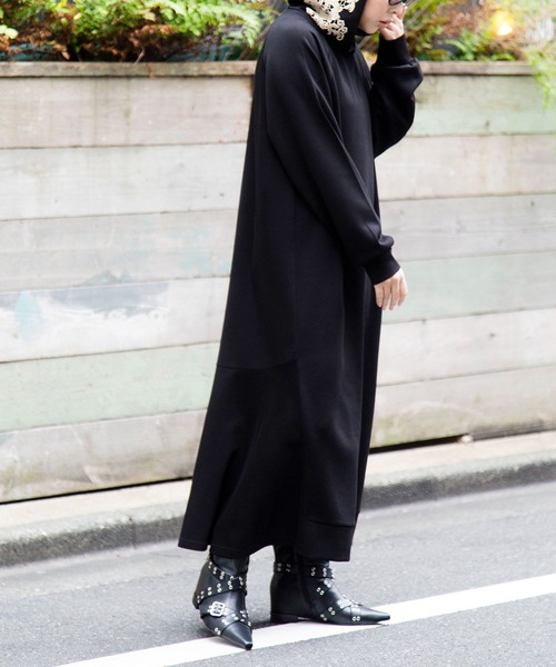 OSMOSIS（オズモーシス）の「レースモチーフワンピース（ワンピース・レディース・ブラック/カーキ/グレー・ONE SIZE）」の18枚目の写真