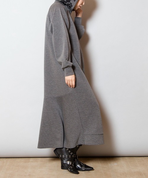 OSMOSIS（オズモーシス）の「レースモチーフワンピース（ワンピース・レディース・ブラック/カーキ/グレー・ONE SIZE）」の7枚目の写真