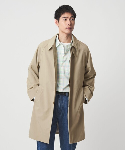 ナイロンオックス ステンカラーコート ‐撥水‐（ステンカラーコート