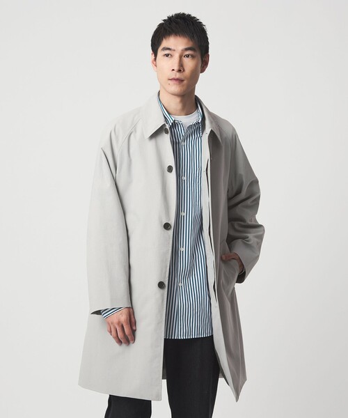 ナイロンオックス ステンカラーコート ‐撥水‐（ステンカラーコート