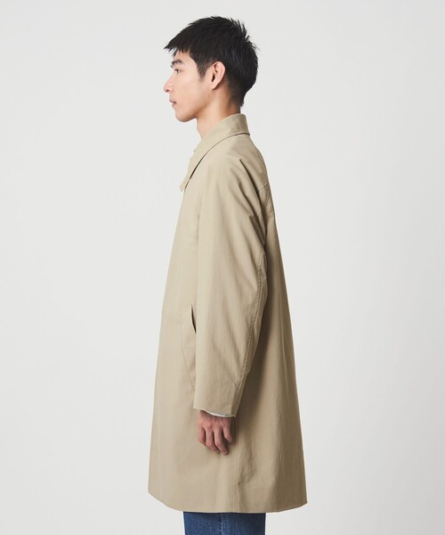 green label relaxing（グリーンレーベルリラクシング）の「ナイロンオックス ステンカラーコート ‐撥水‐（ステンカラーコート・メンズ・オリーブ/ライトグレー/ベージュ/ネイビー・XS/S/M/L/XL）」の19枚目の写真