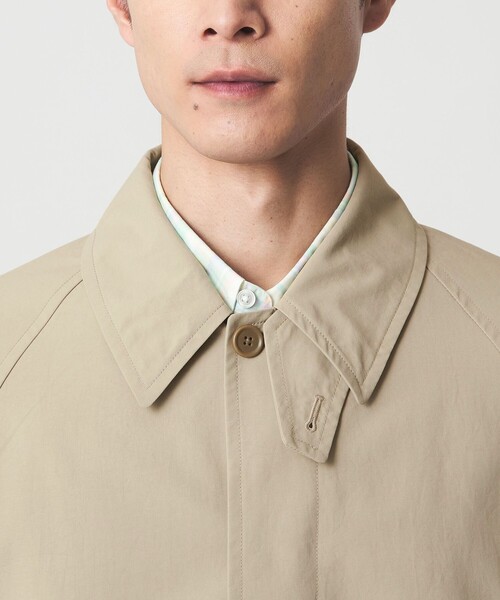 green label relaxing（グリーンレーベルリラクシング）の「ナイロンオックス ステンカラーコート ‐撥水‐（ステンカラーコート・メンズ・オリーブ/ライトグレー/ベージュ/ネイビー・XS/S/M/L/XL）」の21枚目の写真
