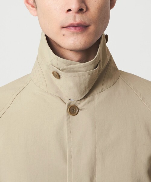 ナイロンオックス ステンカラーコート　green lave lrelaxing UNITED ARROWS green label relaxing｜ナイロンオックス ステンカラー