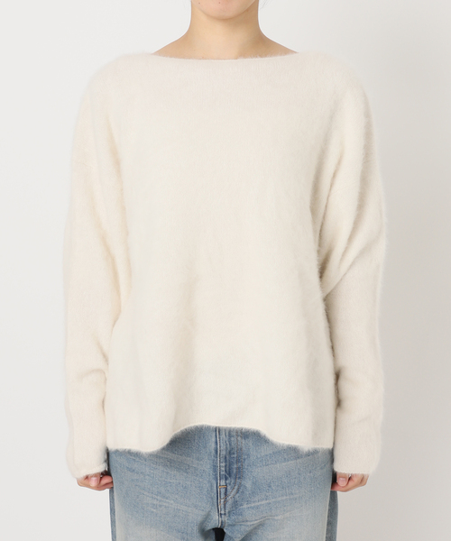 FRAMeWORK(フレームワーク)の「≪追加≫FOX/CASHMERE ボートネック プルオーバー3(ニット/セーター・レディース・ホワイト/ブラウン/モカ/サックスブルー・FREE)」の19枚目の写真