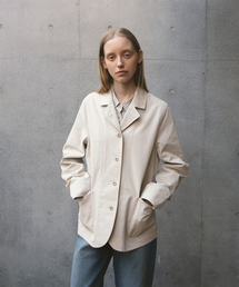 w. French Work Jacket (Oat Milk)