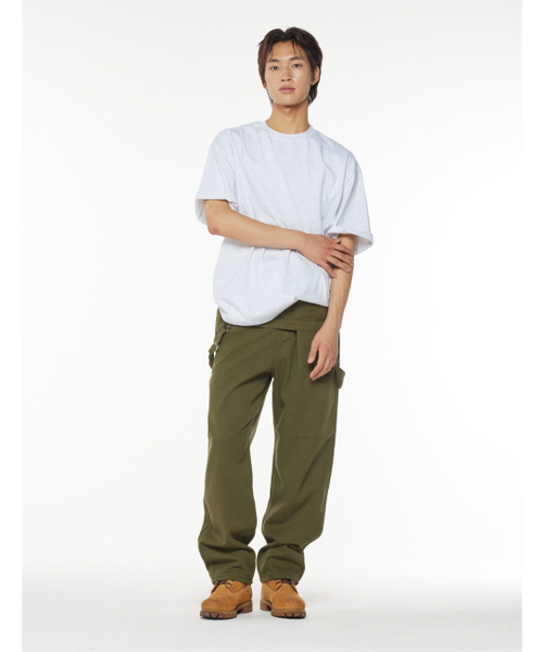 THESTORI（ザ・ストリ）の「[21.7oz / 8数] シンプルヘビーオーバーサイズ半袖Tシャツ (ホワイトメランジ)（Tシャツ/カットソー・メンズ・その他・0(S)/1(M)/2(L)/3(XL)）」の4枚目の写真