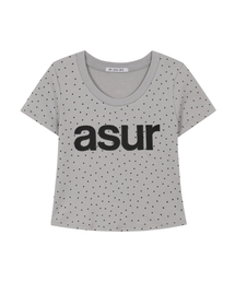 モノラインスリムTシャツスターレイグレー