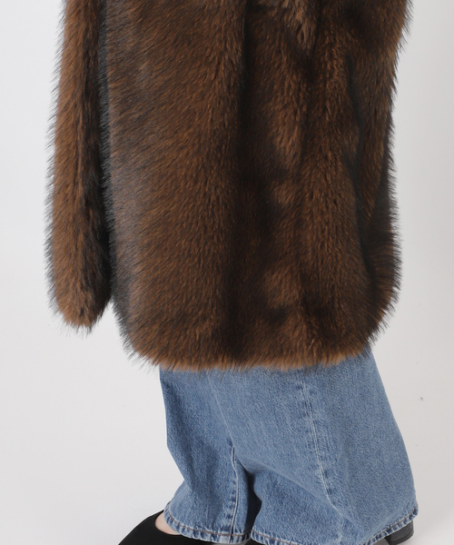 セール】ロングファーコート（その他アウター）｜journal standard L