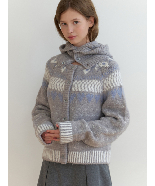 RE_L(リエル)の「Luvv knit balaclava set_2piece (gray)(ニット/セーター・レディース・その他・FREE)」の5枚目の写真