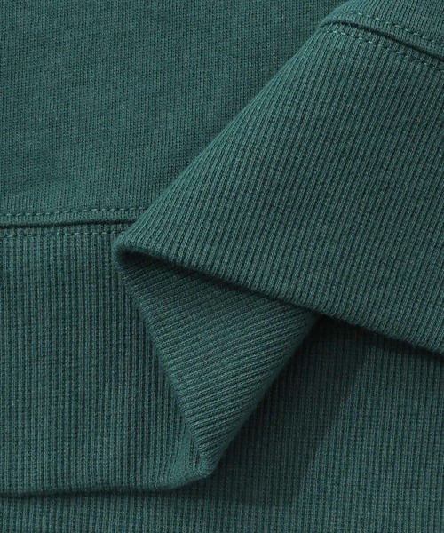 ScoLar（スカラー）の「153782：ネコ柄ミニ裏毛×起毛レース配色プルオーバー（Tシャツ/カットソー・レディース・グリーン/ブラック/杢グレー・M）」の19枚目の写真