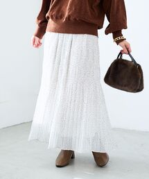 le.coeur blanc | マジョリカプリーツスカート(スカート)
