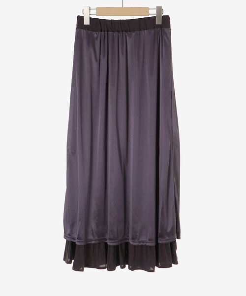 le.coeur blanc(ルクールブラン)の「マジョリカプリーツスカート(スカート・レディース・ブラック系その他/カーキオリーブ/ホワイト系その他/チャコールグレー・38)」の6枚目の写真