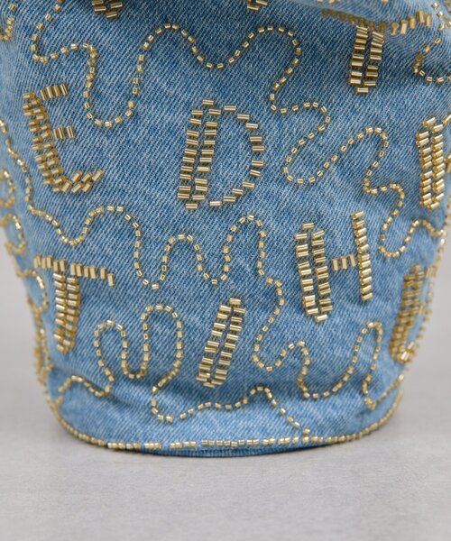 GALLARDAGALANTE（ガリャルダガランテ）の「【Dhritië】ビーズ刺繍バッグ（トートバッグ・レディース・ブラック/インディゴブルー・FREE）」の10枚目の写真