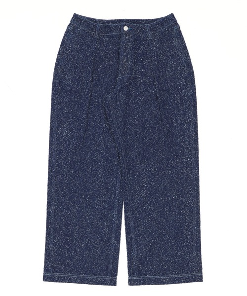 LUCY(ルーシー)の「LUCY/【26年春夏新作】ネップデニムバギーパンツ(デニムパンツ・メンズ・インディゴブルー/ブラック系2・LARGE/MEDIUM)」の4枚目の写真