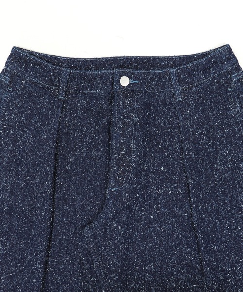 LUCY(ルーシー)の「LUCY/【26年春夏新作】ネップデニムバギーパンツ(デニムパンツ・メンズ・インディゴブルー/ブラック系2・LARGE/MEDIUM)」の7枚目の写真