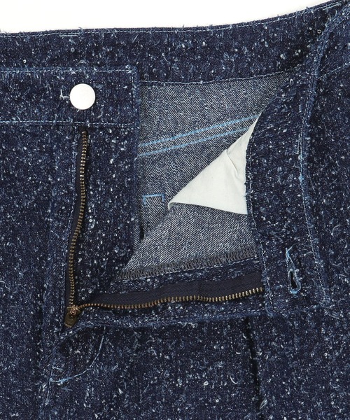 LUCY(ルーシー)の「LUCY/【26年春夏新作】ネップデニムバギーパンツ(デニムパンツ・メンズ・インディゴブルー/ブラック系2・LARGE/MEDIUM)」の8枚目の写真